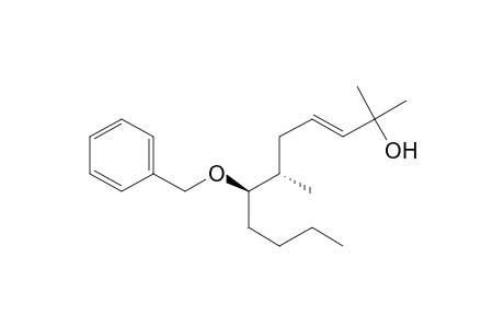 (E,6S,7R)-2,6-dimethyl-7-phenylmethoxy-3-undecen-2-ol