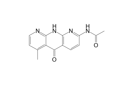 N-(6-Methyl-5-oxo-5,10-dihydropyrido[2,3-b]-1,8-naphthyridin-2-yl)acetamide