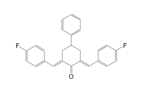 cyclohexanone, 2,6-bis[(4-fluorophenyl)methylene]-4-phenyl-, (2E,6E)-