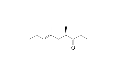 (E,4R)-4,6-dimethyl-6-nonen-3-one