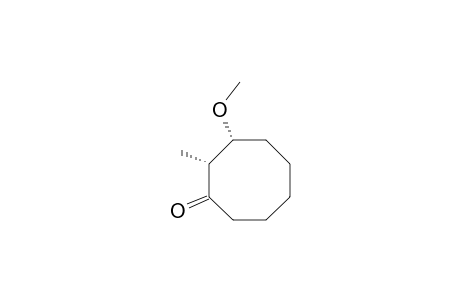 Cyclooctanone, 3-methoxy-2-methyl-, cis-