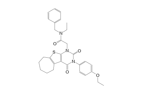 N-benzyl-2-(3-(4-ethoxyphenyl)-2,4-dioxo-3,4,6,7,8,9-hexahydro-2H-cyclohepta[4,5]thieno[2,3-d]pyrimidin-1(5H)-yl)-N-ethylacetamide