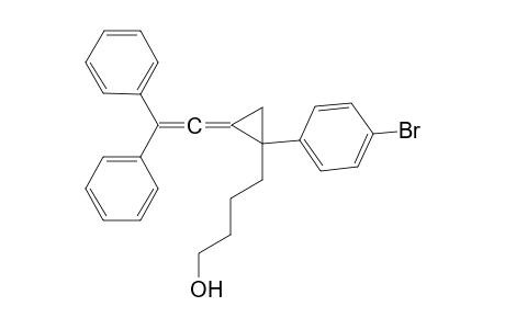 4-(1-(4-bromophenyl)-2-(2,2-diphenylvinylidene)cyclopropyl)butan-1-ol