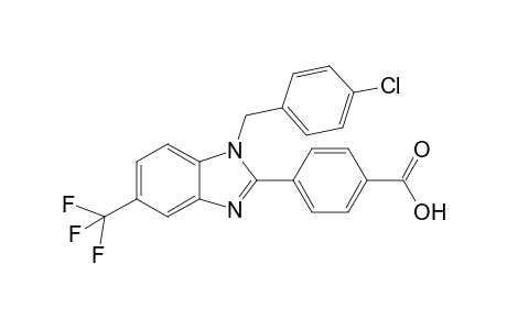 1-(p-Chlorobenzyl)-5-(trifluoromethyl)-1H-benzimidazole-2-(para - benzoic) Acid