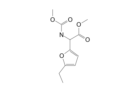 (5-ETHYL-FURAN-2-YL)-METHOXYCARBONYLAMINO-ACETIC-ACID-METHYLESTER