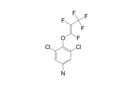3,5-DICHLORO-4-(PERFLUOROPROPENYLOXY)-ANILINE;TRANS-ISOMER