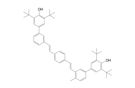 1-{2'-Methyl-5'-[3'',5''-di(t-butyl)-4''-hydroxyphenyl]styryl}-2-[4'-(3'',5"-di(t-butyl)-4"-hydroxyphenyl]styryl}-benzene