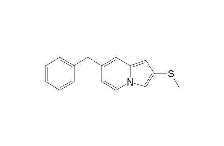 2-(methylthio)-7-(phenylmethyl)indolizine