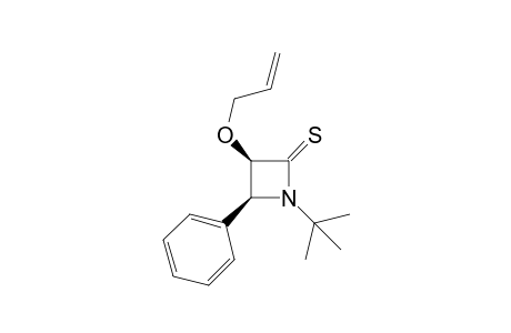 (3R,4S)-3-(allyloxy)-1-(tert-butyl)-4-phenylazetidine-2-thione