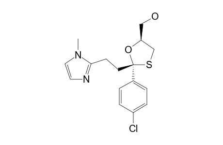 CIS-2-(4-CHLOROPHENYL)-2-[2-(1-METHYL-2-IMIDAZOLYL)-ETHYL]-5-(HYDROXYMETHYL)-1,3-OXATHIOLANE