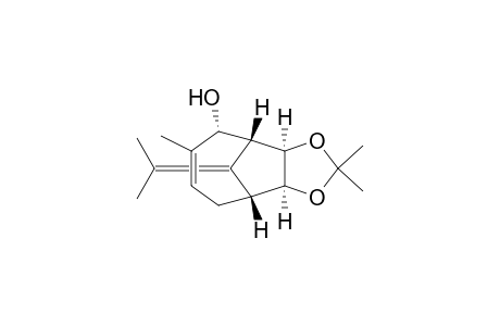 4,9-Methanocycloocta-1,3-dioxol-5-ol, 3a,4,5,8,9,9a-hexahydro-2,2,6-trimethyl-10-(1-methylethylidene)-, (3a.alpha.,4.beta.,5.beta.,9.beta.,9a.alpha.)-