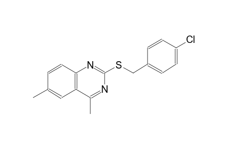 4-chlorobenzyl 4,6-dimethyl-2-quinazolinyl sulfide