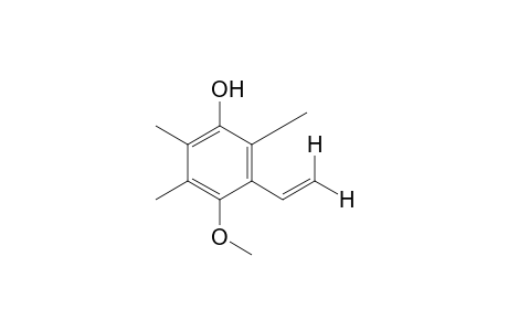 4-methoxy-2,3,6-trimethyl-5-vinylphenol