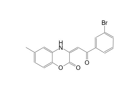 (3E)-3-[2-(3-bromophenyl)-2-oxoethylidene]-6-methyl-3,4-dihydro-2H-1,4-benzoxazin-2-one