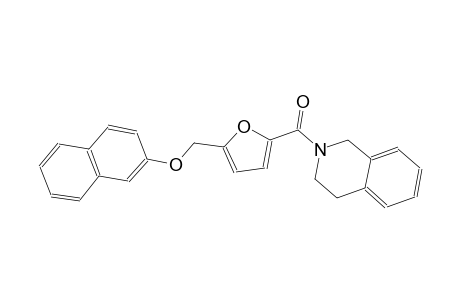 [5-(3,4-dihydro-2(1H)-isoquinolinylcarbonyl)-2-furyl]methyl 2-naphthyl ether