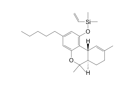 Silane, ethenyldimethyl[(6a,7,8,10a-tetrahydro-6,6,9-trimethyl-3-pentyl-6H-di benzo[b,d]pyran-1-yl)oxy]-, (6aR-trans)-