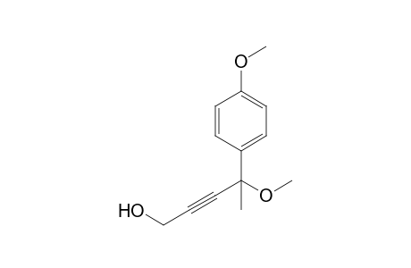 4-Methoxy-4-(4-methoxyphenyl)pent-2-yn-1-ol
