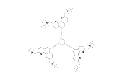 1,3,5-TRIS-[2,9-BIS-[(TERT.-BUTYLDIMETHYLSILYLMETHYL)-1,10-PHENANTHROLINYL-5-ETHYNYL]-BENZENE