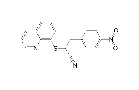 Propanenitrile, 3-(4-nitrophenyl)-2-(8-quinolinylthio)-