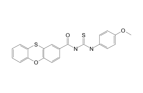 N-(PHENOXATHIIN-2-CARBONYL)-N'-(4-METHOXYPHENYL)-THIOUREA