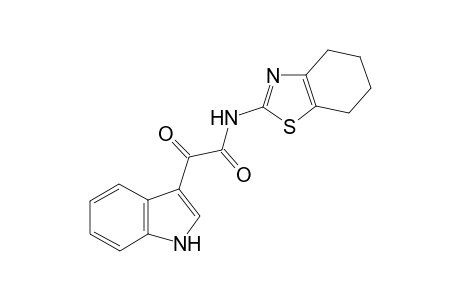 2-(1H-indol-3-yl)-2-oxo-N-(4,5,6,7-tetrahydro-1,3-benzothiazol-2-yl)acetamide