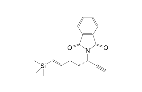 2-[(1S)-1'-Ethynyl-5'-(trimethylsilyl)pent-4'-en-1'-yl]-1H-isoindole-1,3(2H)-dione