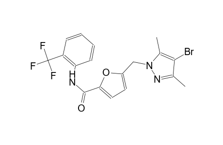 5-[(4-bromo-3,5-dimethyl-1H-pyrazol-1-yl)methyl]-N-[2-(trifluoromethyl)phenyl]-2-furamide