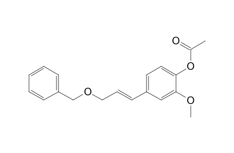 phenol, 2-methoxy-4-[3-(phenylmethoxy)-1-propenyl]-, acetate,(E)-