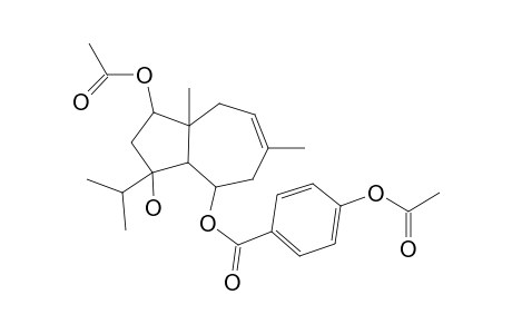 (1,3-Dihydroxy-6,8A-dimethyl-3-propan-2-yl-1,2,3A,4,5,8-hexahydroazulen-4-yl) 4-hydroxybenzoate, 2ac derivative