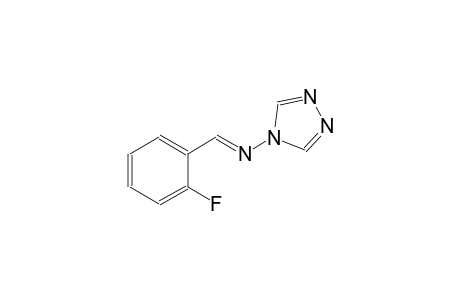 4H-1,2,4-triazol-4-amine, N-[(E)-(2-fluorophenyl)methylidene]-