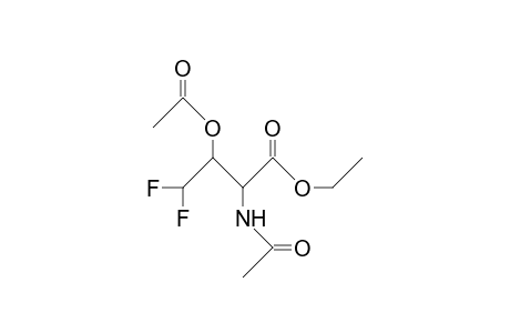 (2R,3R)-3-Acetoxy-2-acetylamino-4,4-difluoro-butanoic acid, ethyl ester