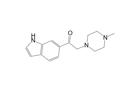 ethanone, 1-(1H-indol-6-yl)-2-(4-methyl-1-piperazinyl)-