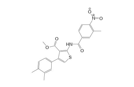 methyl 4-(3,4-dimethylphenyl)-2-[(3-methyl-4-nitrobenzoyl)amino]-3-thiophenecarboxylate