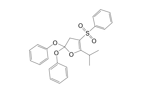 2,2-Diphenoxy-5-isopropyl-4-(phenylsulfonyl)-2,3-dihydrofuran