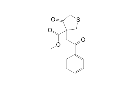 Methyl 4-oxo-3-(2'-oxo-2'-phenylethyl)-tetrahydrothiophene-3-carboxylate