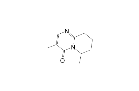 4H-Pyrido[1,2-a]pyrimidin-4-one, 6,7,8,9-tetrahydro-3,6-dimethyl-