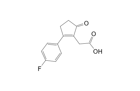 2-[2-(4-fluorophenyl)-5-keto-cyclopenten-1-yl]acetic acid