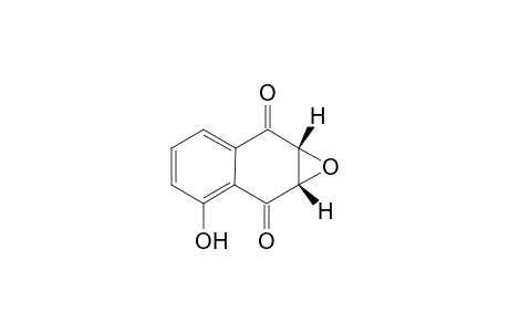 cis-Naphthalene-1,4-dione, 1,2,3,4-tetrahydro-2,3-epoxy-5-hydroxy-