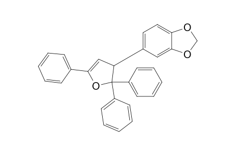 2,3-Dihydro-3-(3,4-methylenedioxyphenyl)-2,2,5-triphenylfuran