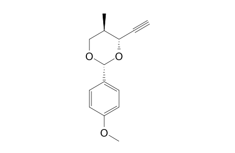 (2R,4R,5R)-4-Ethynyl-2-(4-methoxyphenyl)-5-methyl-1,3-dioxane