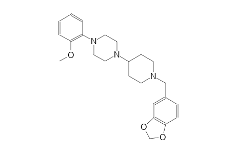 piperazine, 1-[1-(1,3-benzodioxol-5-ylmethyl)-4-piperidinyl]-4-(2-methoxyphenyl)-