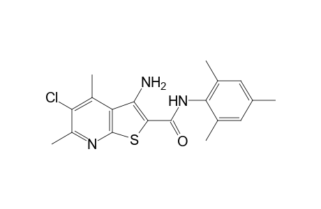 3-Amino-5-chloro-4,6-dimethyl-N-(2,4,6-trimethylphenyl)-2-thieno[2,3-b]pyridinecarboxamide