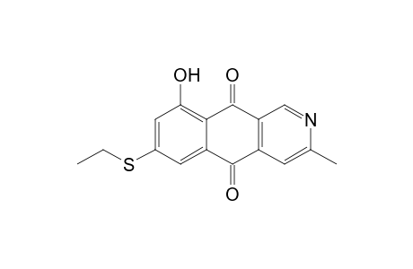 7-(ethylthio)-9-hydroxy-3-methyl-benz[g]isoquinoline-5,10-quinone