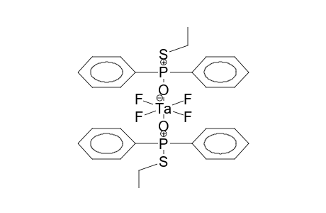 TRANS-TETRAFLUOROTANTALUM BIS(S-ETHYLDIPHENYLTHIOPHOSPHINATE) COMPLEXCATION