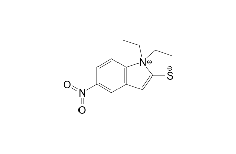 1,1-Diethyl-5-nitro-1H-indolium-2-thiolate