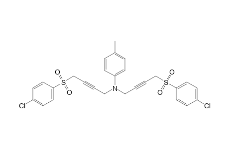Benzenamine, N,N-bis[4-[(4-chlorophenyl)sulfonyl]-2-butynyl]-4-methyl-