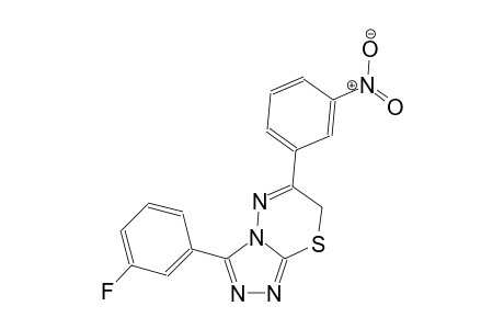 3-(3-fluorophenyl)-6-(3-nitrophenyl)-7H-[1,2,4]triazolo[3,4-b][1,3,4]thiadiazine
