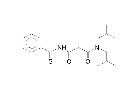 N',N'-DIISOBUTYL-N-THIOBENZOYLMALONODIAMIDE