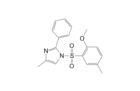 1H-Imidazole, 1-[(2-methoxy-5-methylphenyl)sulfonyl]-4-methyl-2-phenyl-