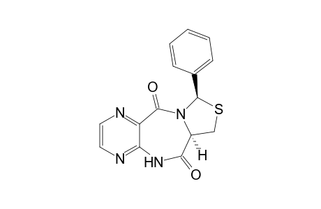 (3R,11aR)-3-Phenyl-1H,3H-pyrazino[2,3-e]thiazolo[3,4-a][1,4]diazepin-5,11(10H,11aH)-dione